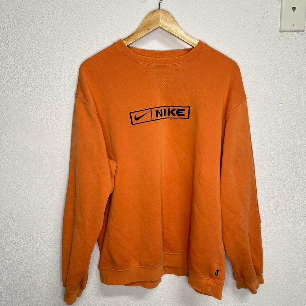 Nike Men's Orange Sweatshirt